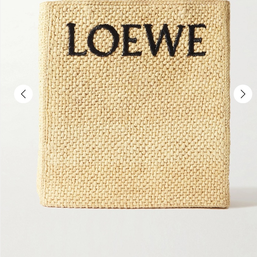 Loewe Tan Woven Bag